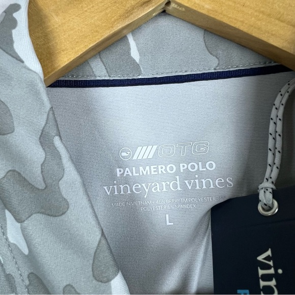 NWT Vineyard Vines Performance Camo Golf SAMPLE Polo Shirt Large - Picture 4 of 6